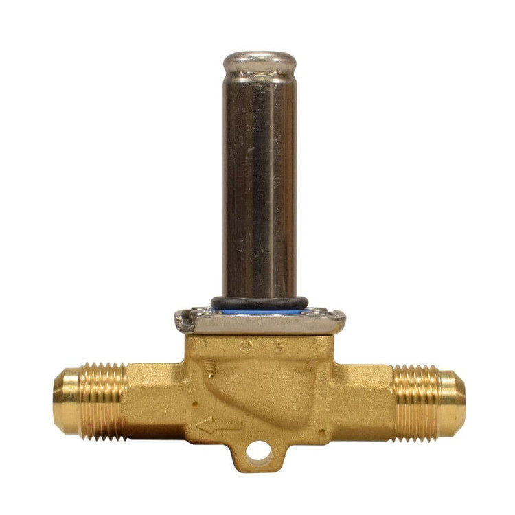 شیر برقی دانفوس EVR 6 سایز 1/2 اینچ مهره ای Flare مناسب سردخانه، چیلر، کندانسینگ یونیت و سیستم های تبرید صنعتی