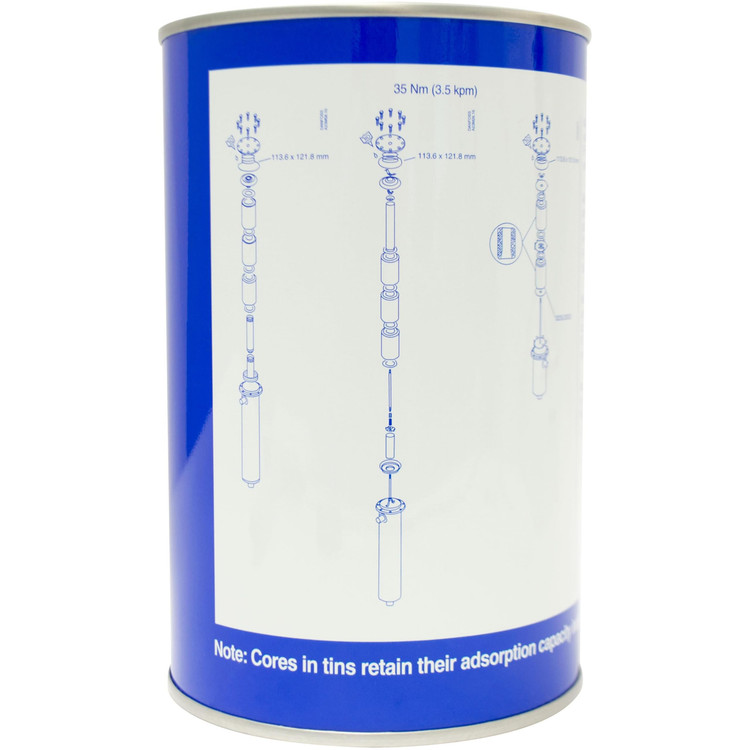 مغزی فیلتر درایر دانفوس 48-DC کد 023U4381 مناسب پوسته درایر DCR جهت جذب رطوبت و اسید سیستمهای تبرید