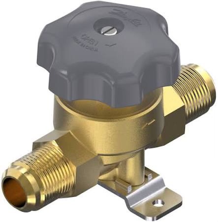شیر دستی دانفوس BML 6 مهرهای 1/4 اینچ کد 009G0101 مناسب خطوط مایع، مکش و دهش سیستمهای تبرید و تهویه مطبوع
