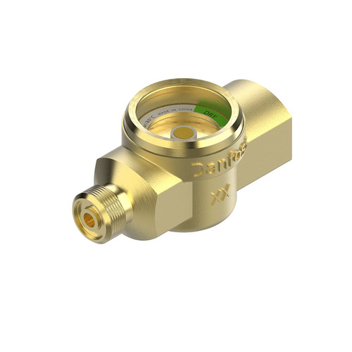 سایت گلاس دانفوس SGI 10 پیچ تو پیچ 3/8 اینچ کد 014-0022 مجهز به نشانگر رطوبت مناسب نصب مستقیم روی فیلتر درایر