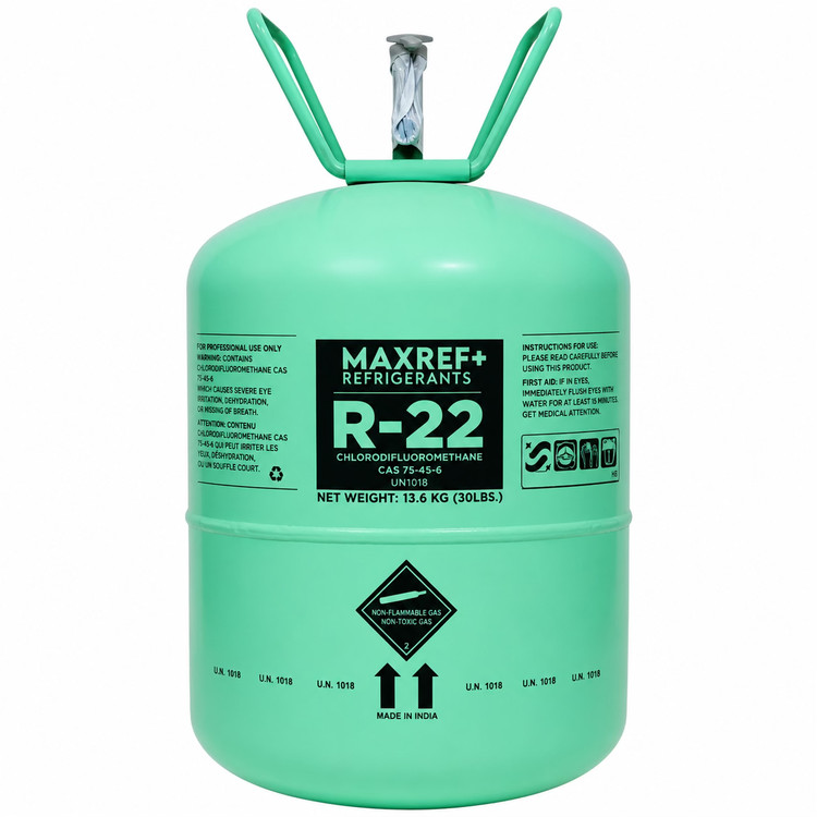 کپسول گاز مبرد MAXREF+ R22 وزن 13.6 کیلوگرم