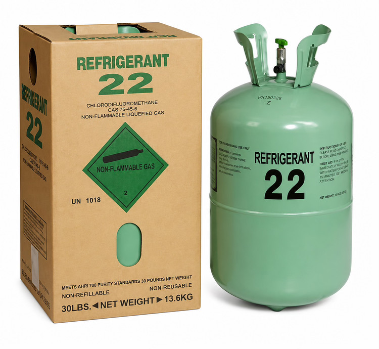 کپسول گاز مبرد REFRIGERANT R22 وزن 13.6 کیلوگرم